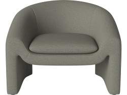 Křeslo Mielo, více variant - Bolia Varianta: Revi - Bouclé & texture, Green