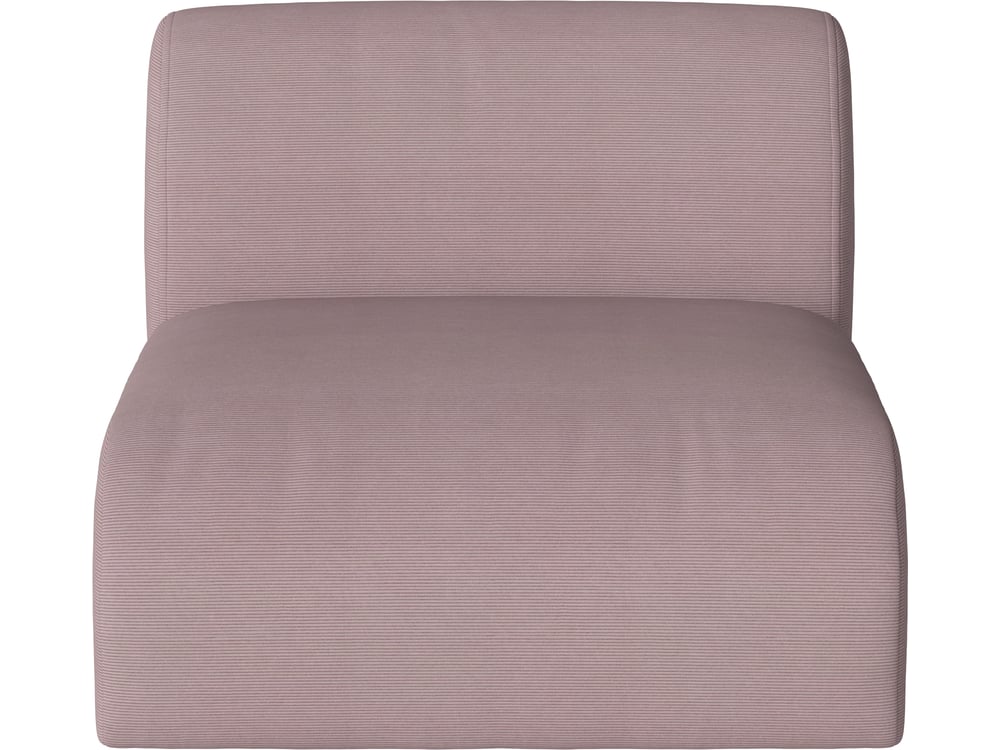 Křeslo Núvol Small Back - Přídavný modul Bolia Varianta: Linea - Velvet & corduroy, Rosa