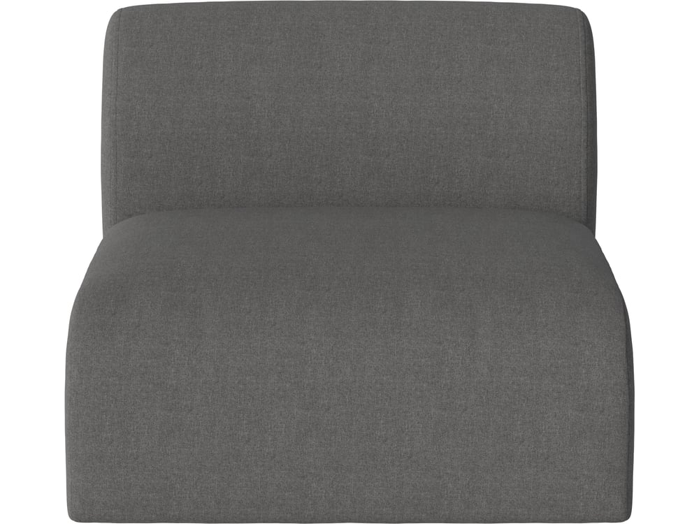 Křeslo Núvol Small Back - Přídavný modul Bolia Varianta: Soil - Smooth weave, Dark Grey