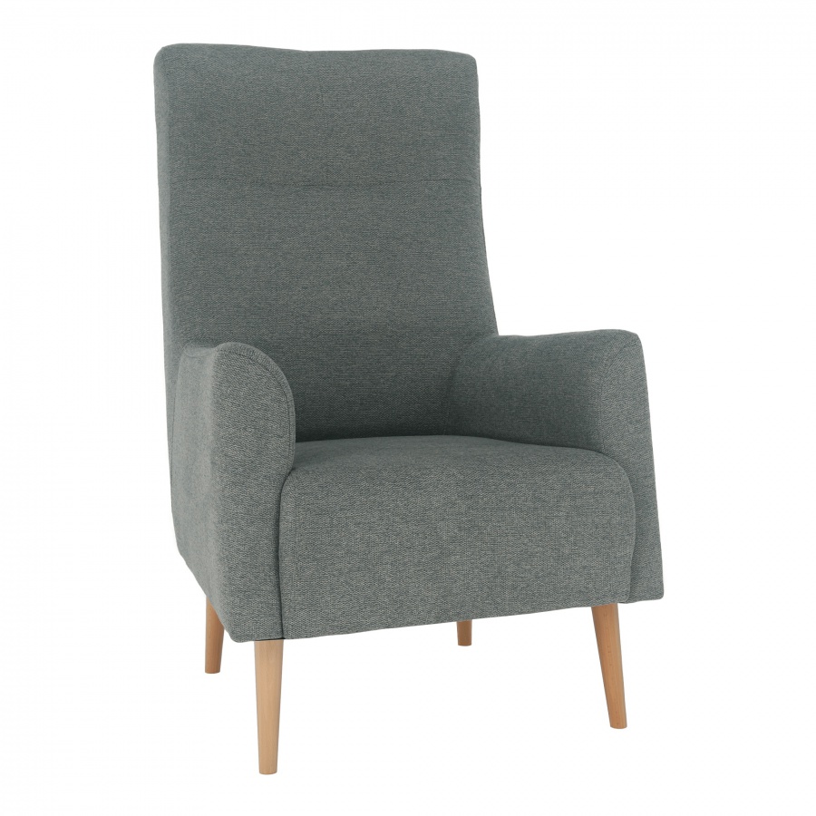 Křeslo ušák samy - mentol/buk