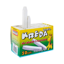 Křída bílá typ B čtverec 50 ks