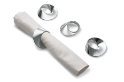 Kroužky na ubrousky Swirl, set 4 ks - Philippi