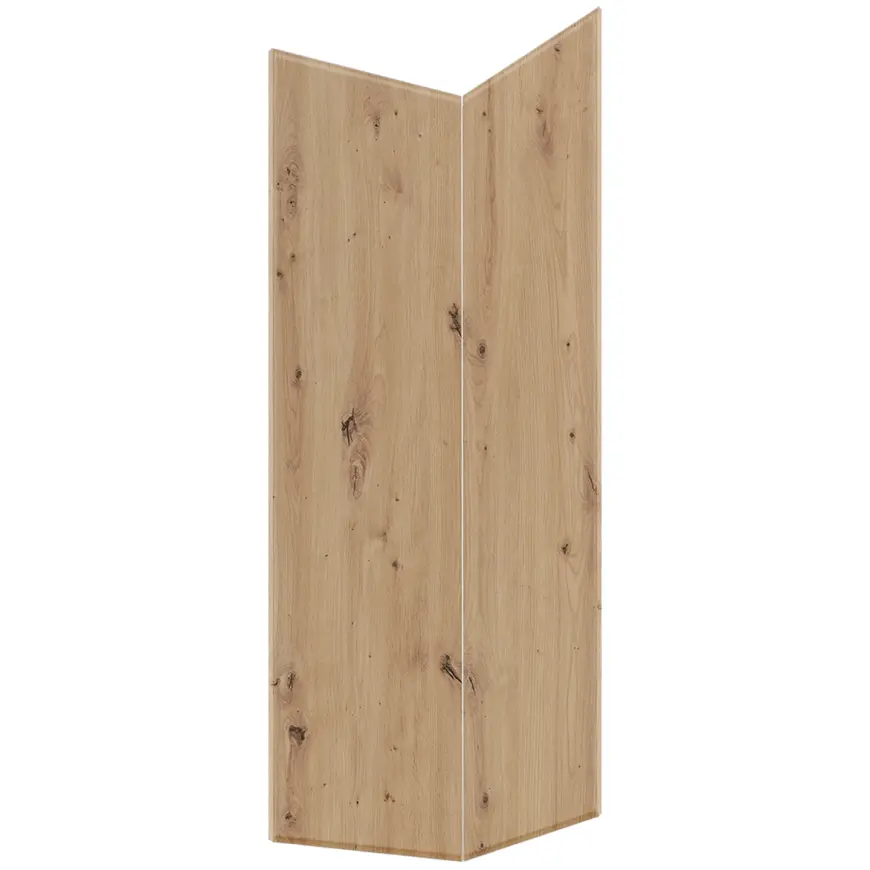 Kuchyňská dvířka Luxeo F16-G60N2(100) tenký rám dub