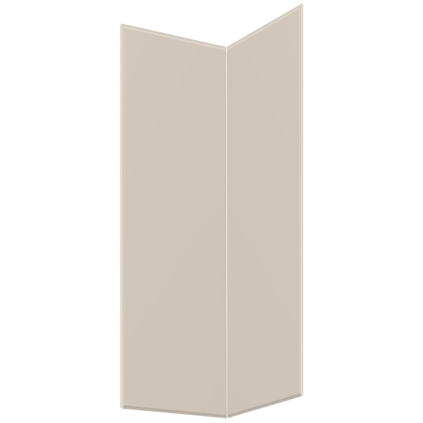 Kuchyňská dvířka Luxeo F16-G60N2(72) tenký rám kašmír