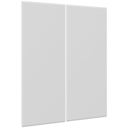 Kuchyňská dvířka Luxeo F16-G80(100) tenký rám bílá