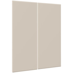 Kuchyňská dvířka Luxeo F16-G80(100) tenký rám kašmír