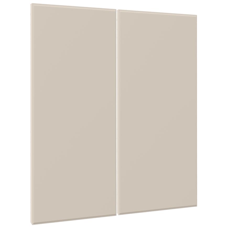 Kuchyňská dvířka Luxeo F16-G80(72) tenký rám kašmír