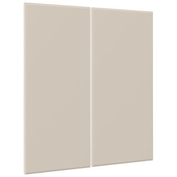 Kuchyňská dvířka Luxeo F16-G80(72) tenký rám kašmír