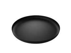 Kulatý tác s černou texturou, prům. 35 cm - Alessi