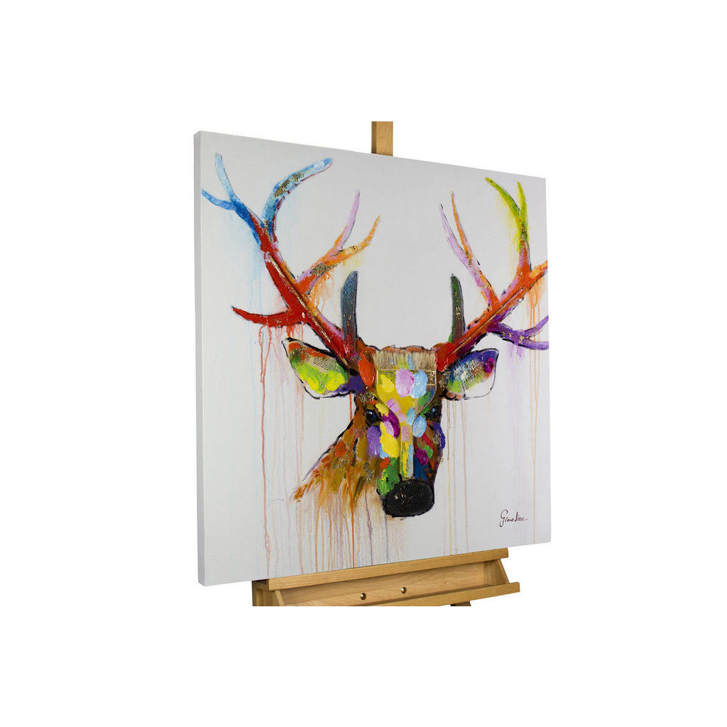 KUNSTLOFT OLEJOMALBA 80/80 cm, Zvířata