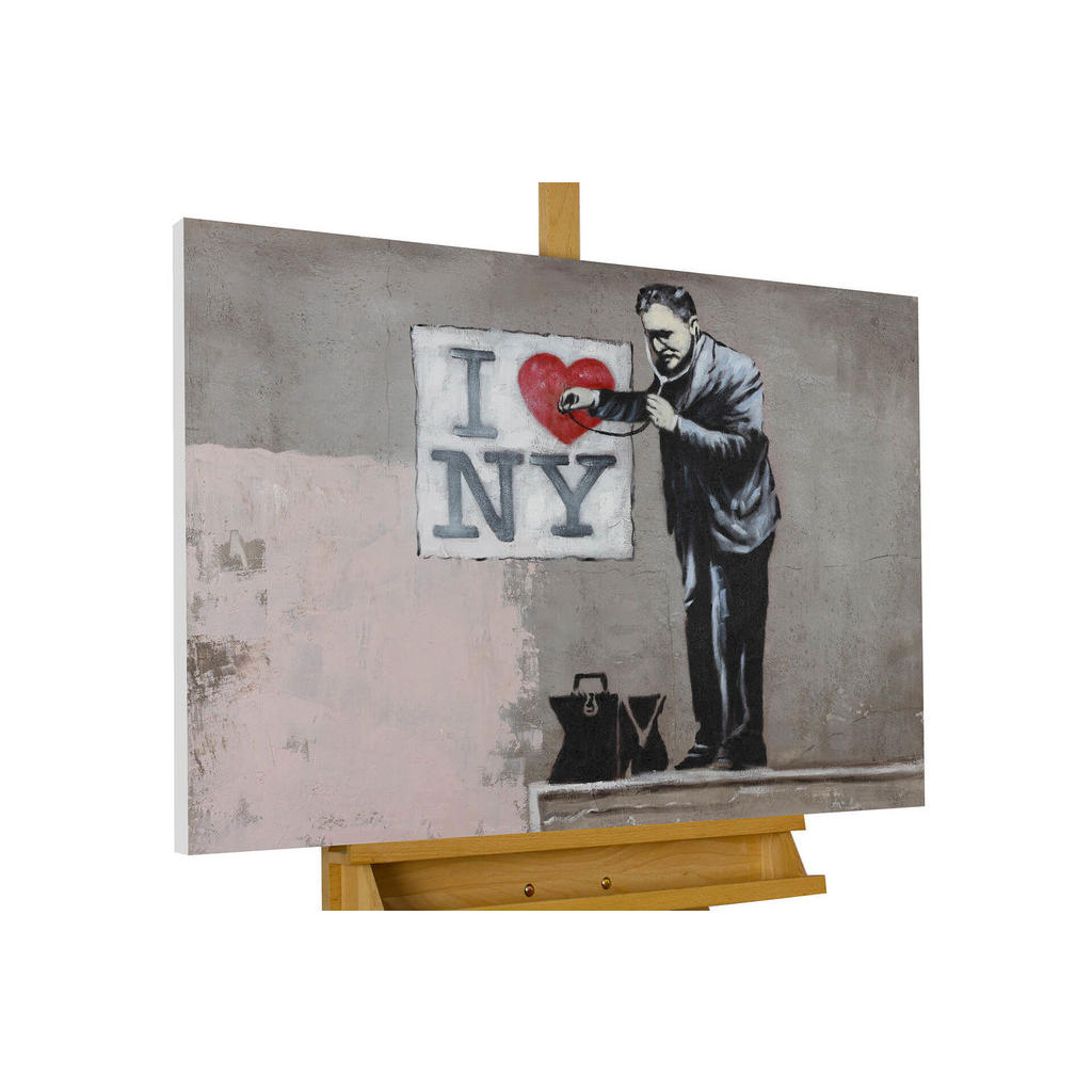 KUNSTLOFT RUČNĚ MALOVANÝ AKRYLOVÝ OBRAZ BÉŽOVÝ, 100/75 CM