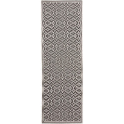 KUNSTLOFT VNITŘNÍ a venkovní běhoun Cleo Bílá/Černá 80x240 cm