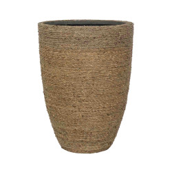Květináč Ben, barva přírodní slaměná, více velikostí - PotteryPots Velikost: M - v. 41 cm, ⌀ 30 cm