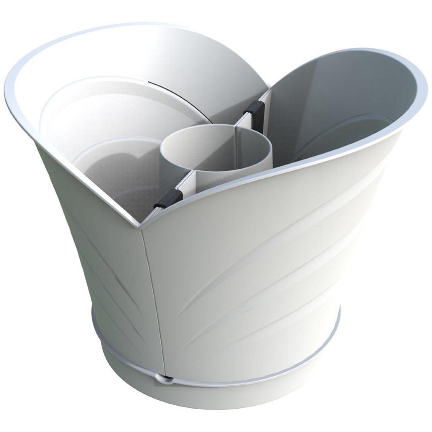 Květináč ke sloupu TULIPANO bílá