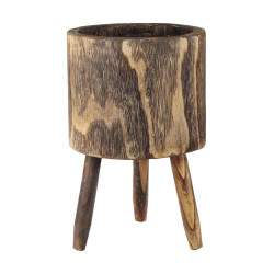 KVĚTINÁČ NA KVĚTINY dřevo, 22/34/22 cm