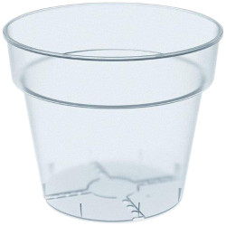 Květináč Planti 23,5 cm transparentní