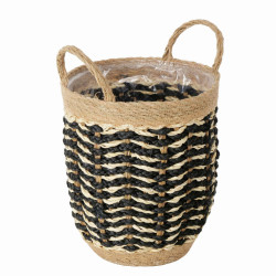KVĚTINÁČ přírodní materiály, 24/24/34 cm