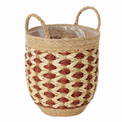 KVĚTINÁČ přírodní materiály, 24/24/34 cm