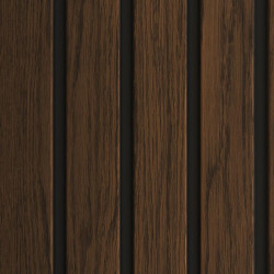 Lamelowy panel FRONTO V-BLACK Orech 0,25x2,95M