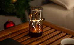 Lampička Solis Drift, více variant - Gingko Varianta: ořech