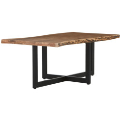 Landscape KONFERENČNÍ STOLEK, černá, barvy akácie, dřevo, kov, 115/65/45 cm