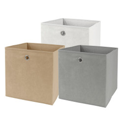 Landscape SKLÁDACÍ KRABICE, kov, textil, papír, 32/32/32 cm