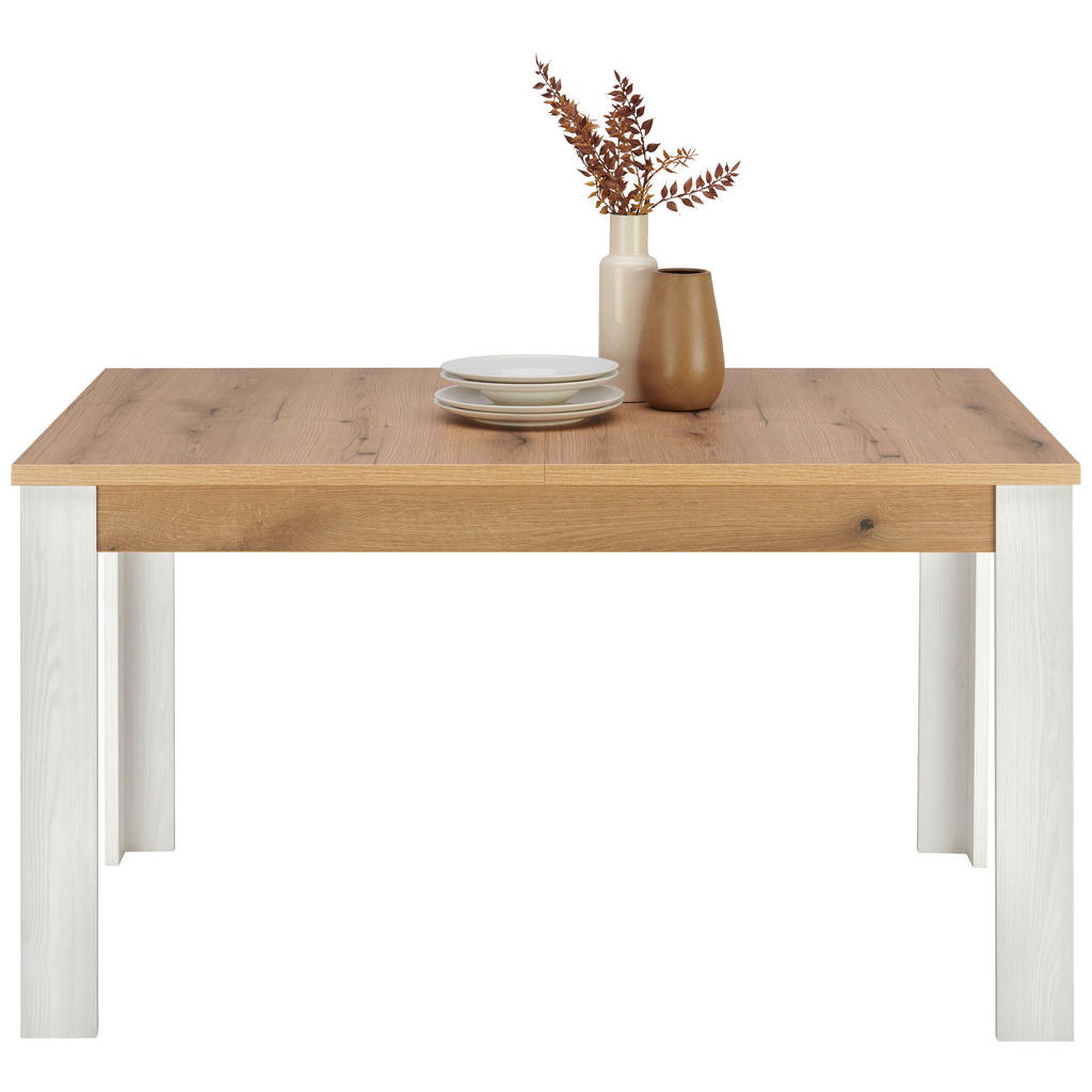 Landscape VÝSUVNÝ STŮL, bílá, barvy dubu, barvy modřínu, 140-180/76/90 cm