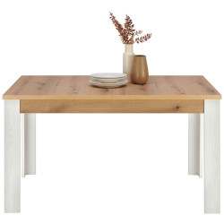 Landscape VÝSUVNÝ STŮL, bílá, barvy dubu, barvy modřínu, 140-180/76/90 cm