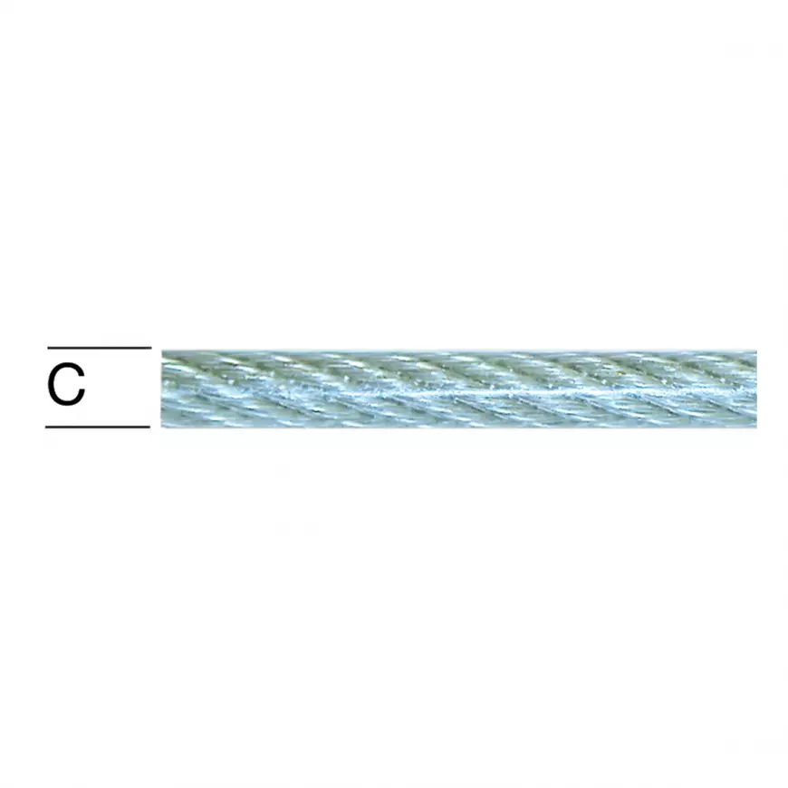 Lanko ocelové plast 3/4mm