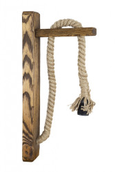 Lanová lampa kinkiet - k02 - tmavý vosk