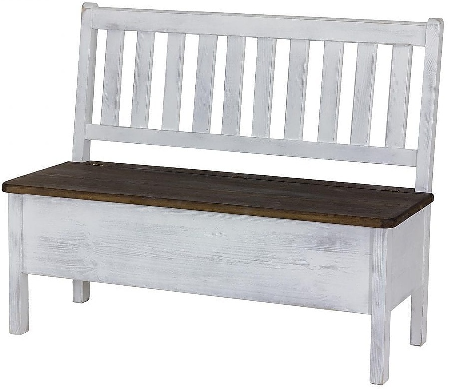 Lavice s úložným prostorem sil14 a, 150cm - k15 hnědá borovice