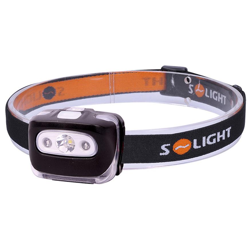 LED čelová svítilna 3W + červené světlo 3xAAA