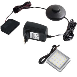 LED osvětlení Square 1bodové studená bílá