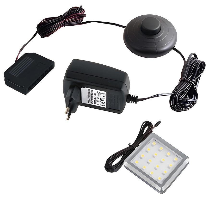 LED osvětlení Square 1bodové teplá bílá