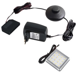 LED osvětlení Square 1bodové teplá bílá