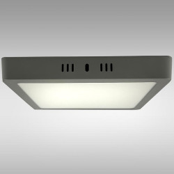 LED podhledové svítidlo BLOCK 24W 4200K ČTVEREC SVĚTLE ŠEDÝ