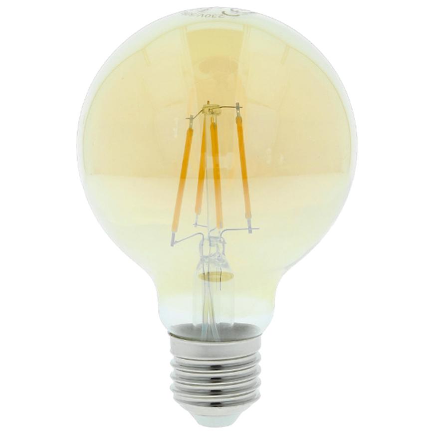 LED žárovka globe G80 vintage 5W E27 2400K 540LM
