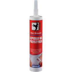 Lepidlo na polystyren DEN BRAVEN 310 ml bílé