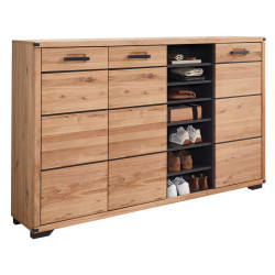 Linea Natura BOTNÍK, barvy grafitu, dub artisan, divoký dub, 160/107/41 cm