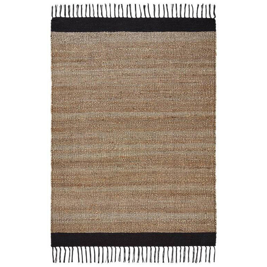 Linea Natura JUTOVÝ KOBEREC, 160/230 cm černá, jílová barva