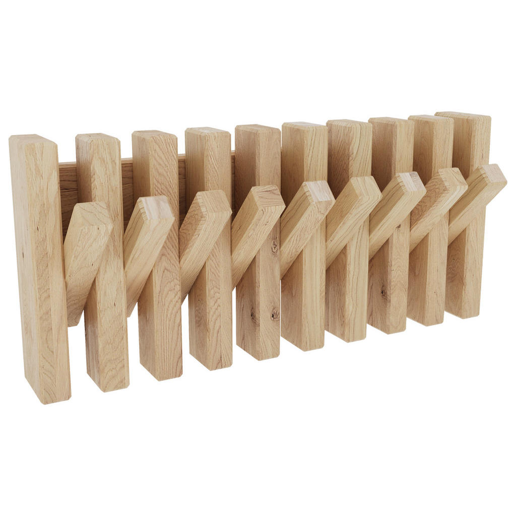 Linea Natura LIŠTA S HÁČKY, 38/17/5,1 cm