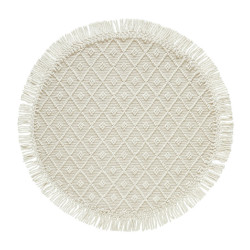 Linea Natura RUČNĚ TKANÝ KOBEREC, 120 cm barvy stříbra, béžová