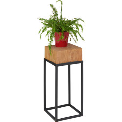 Linea Natura STOJAN NA KVĚTINY dub černá, barvy dubu