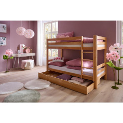 Linea Natura ÚLOŽNÝ PROSTOR POD POSTEL, 90/17,5/195 cm, buk
