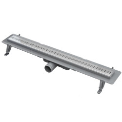 Liniové odvodnění sprchový žlab Cubik ABS+Inox 800