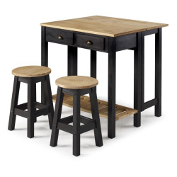 Livetastic BAROVÁ SADA, černá, přírodní barvy, 80/30/84/51/72/30 cm