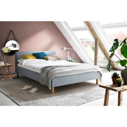 Livetastic ČALOUNĚNÁ POSTEL, 140/200 cm světle modrá