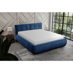 Livetastic ČALOUNĚNÁ POSTEL, 180/200 cm, modrá