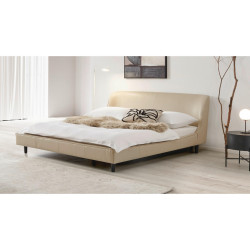 Livetastic ČALOUNĚNÁ POSTEL, 180/200 cm, béžová