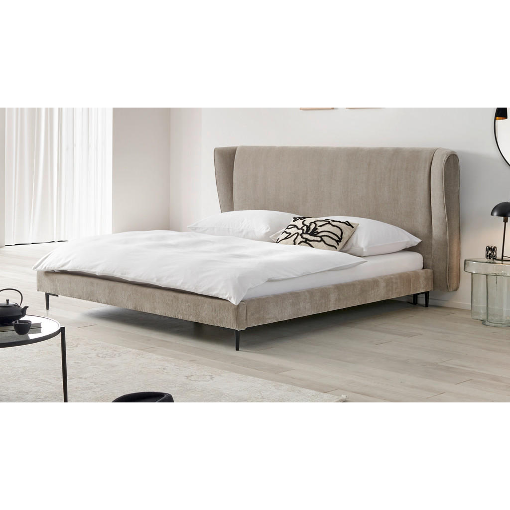Livetastic ČALOUNĚNÁ POSTEL, 180/200 cm, béžová